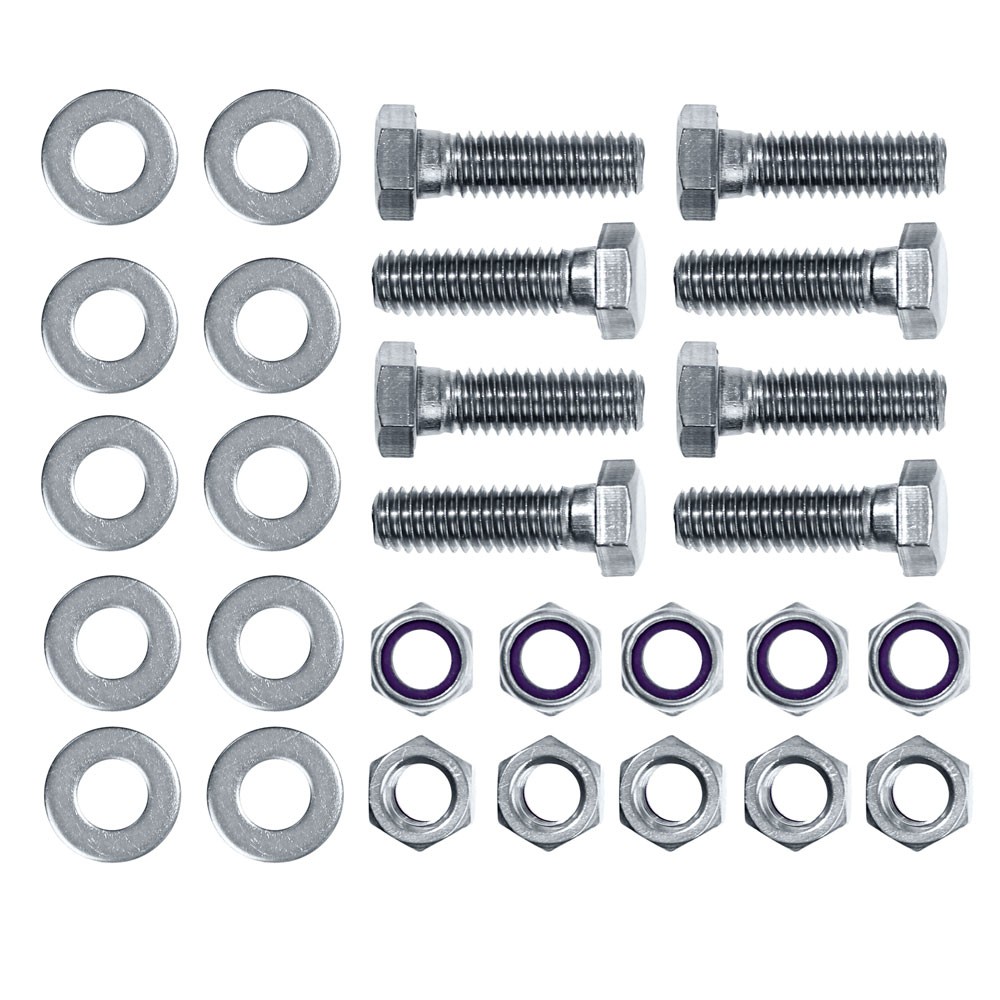 (image for) 65-66 STAINLESS STEEL EXPORT BRACE OR COWL HARDWARE - 28 PCS