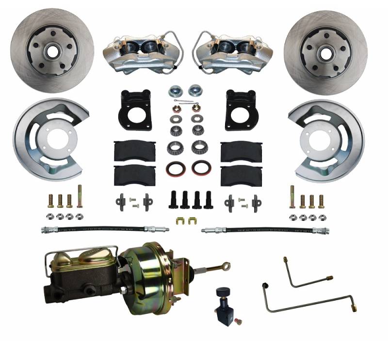 64-66 V8 POWER DISC BRAKE CONVERSION KIT, FOR AUTOMATIC OR CABLE (image for) 64-66 V8 POWER DISC BRAKE CONVERSION KIT, FOR AUTOMATIC OR CABLE
