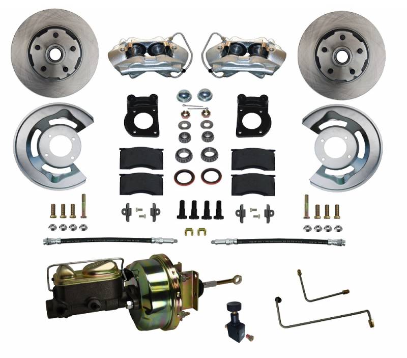 (image for) 64-66 V8 POWER DISC BRAKE CONVERSION KIT, FOR MT - Click Image to Close