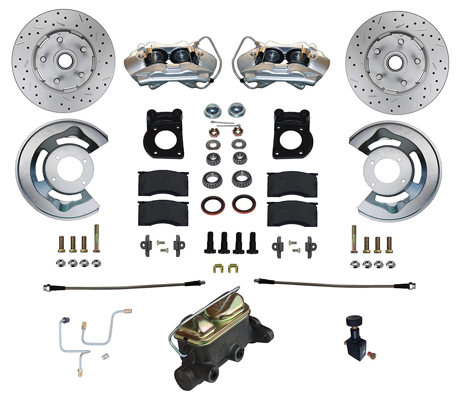 71-73 MUSTANG DISC BRAKE CONVERSION KIT, NON-POWER (image for) 71-73 MUSTANG DISC BRAKE CONVERSION KIT, NON-POWER