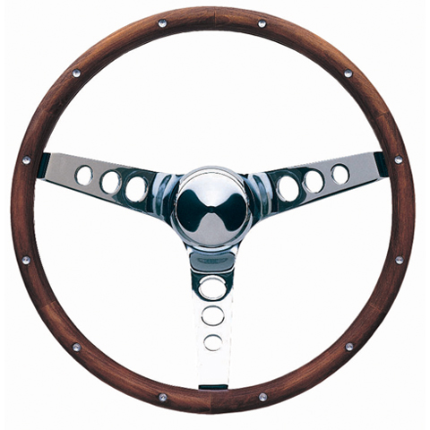 (image for) 15" CLASSIC WALNUT WOOD WHEEL