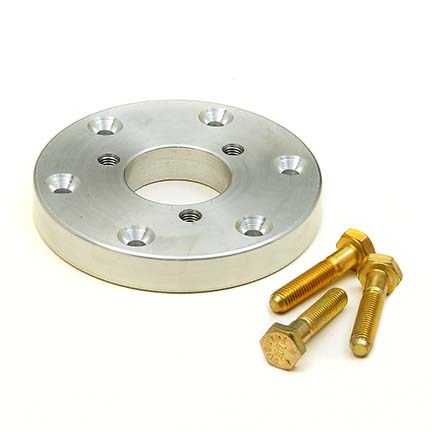 GT3 STEERING WHEEL HUB CONVERSION ADAPTOR 6 TO 3 BOLT, POLISHED (image for) GT3 STEERING WHEEL HUB CONVERSION ADAPTOR 6 TO 3 BOLT, POLISHED