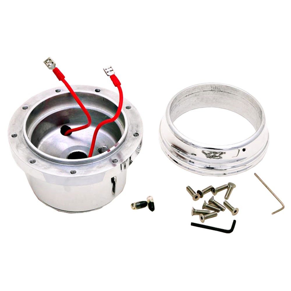 GT9 STEERING WHEEL HUB ADAPTOR, 64 1/2 WITH GENERATOR, POLISHED (image for) GT9 STEERING WHEEL HUB ADAPTOR, 64 1/2 WITH GENERATOR, POLISHED
