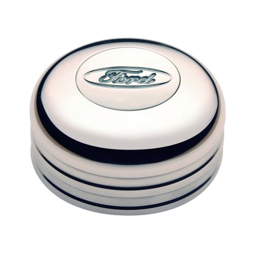 (image for) GT3 HORN BUTTON, STANARD FORD OVAL, POLISHED
