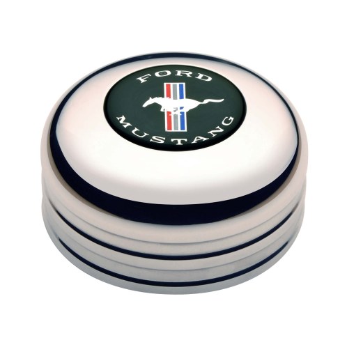 (image for) GT3 HORN BUTTON - MUSTANG LOW PROFILE, COLORED, POLISHED
