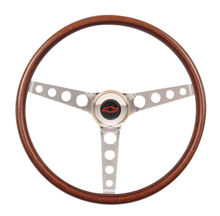 (image for) GT3 CLASSIC STEERING WHEEL - WALNUT COLOR WOOD GRIP - 15"