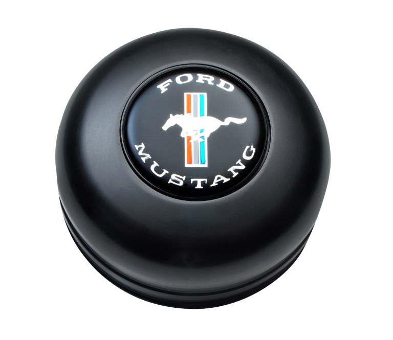 (image for) GT3 HORN BUTTON, STANDARD MUSTANG, BLACK ANODIZED