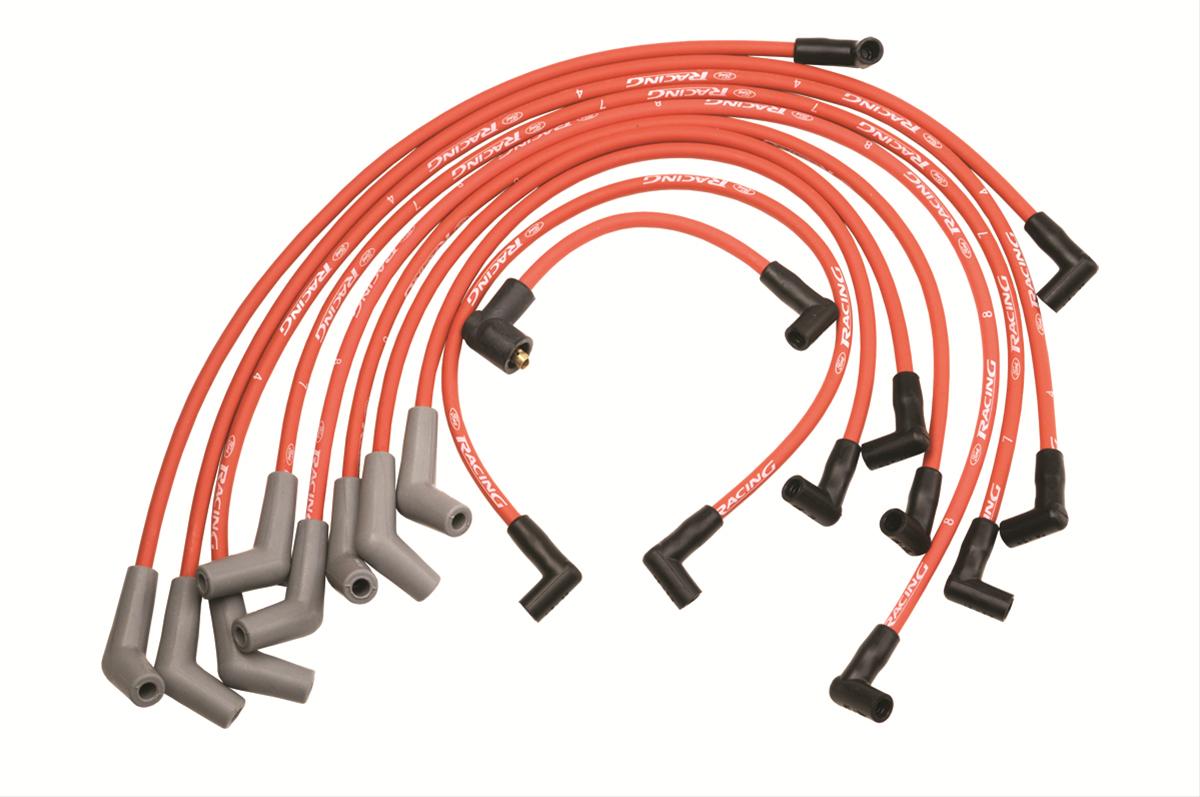 (image for) SPARK PLUG WIRE SET - 289,302 - RED (ASSEMBLED)