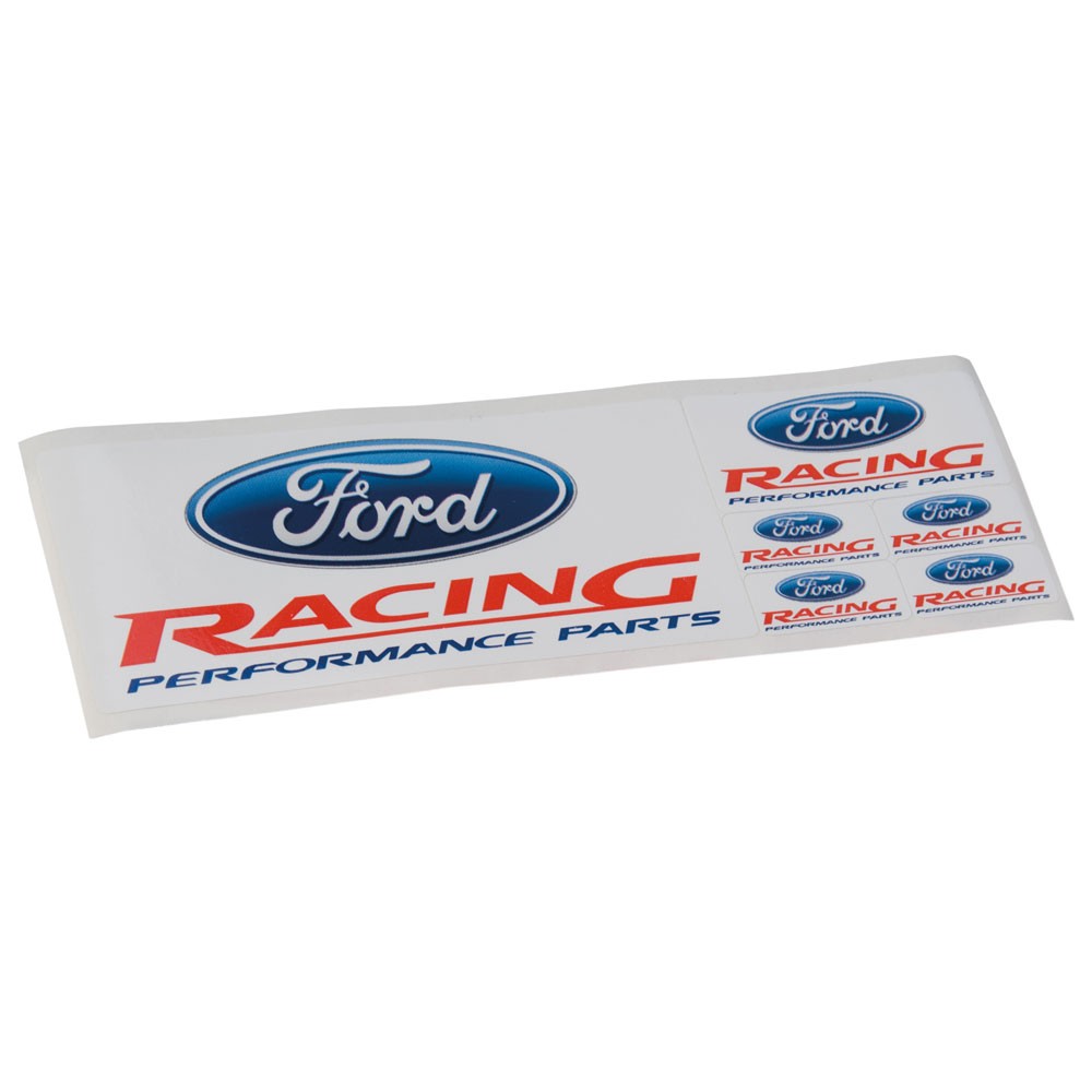 (image for) FORD RACING DECAL SHEET - 6" X 1-3/4"