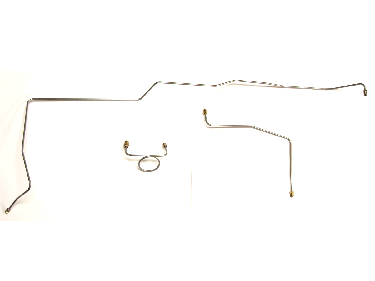 64-65 STANDARD FRONT BRAKE LINES (image for) 64-65 STANDARD FRONT BRAKE LINES
