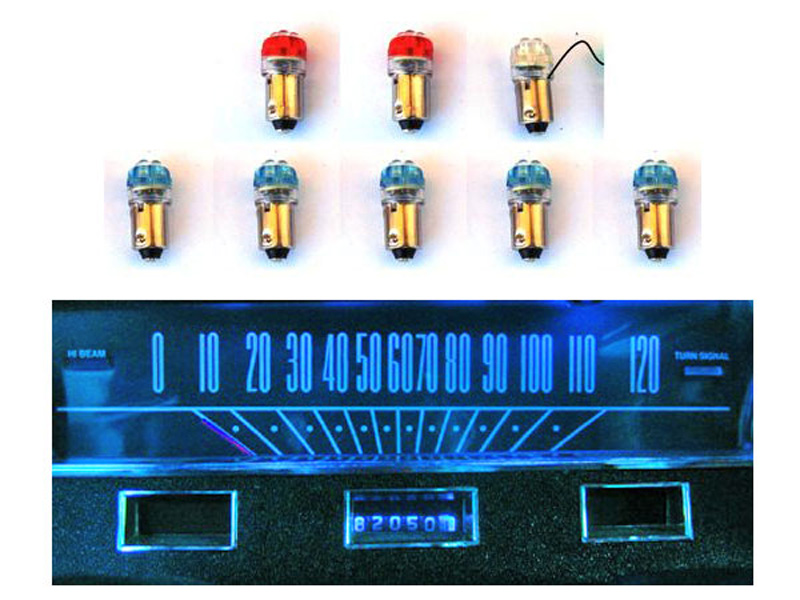 (image for) 64-65 LED LAMPS FOR DASH GAUGES - BLUE