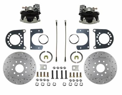 8", 9" SMALL BEARING DISC BRAKES - WITH DRILLED & SLOTTED ROTOR (image for) 8", 9" SMALL BEARING DISC BRAKES - WITH DRILLED & SLOTTED ROTOR