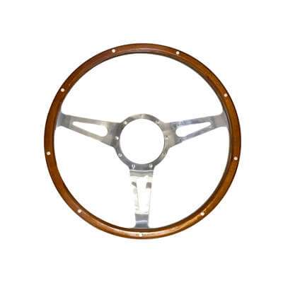 (image for) 65-73 GT350 STYLE 14" WOOD STEERING WHEEL,