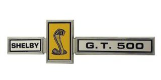 (image for) 67 SHELBY GT 500 DASH, GRILLE, DECK LID EMBLEM
