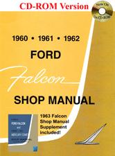 (image for) CD SHOP MANUAL - 60-62 FALCON (ALSO CONTAIN 63 FALCON & COMET SU