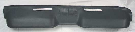 (image for) 67-68 BLACK DASH PAD - REPRODUCTION