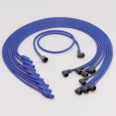 TAYLOR PLUG WIRES-8MM 180DG UNIVERSAL 8 CYL - BLUE (image for) TAYLOR PLUG WIRES-8MM 180DG UNIVERSAL 8 CYL - BLUE