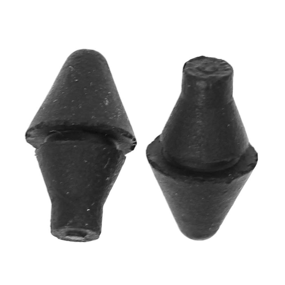 65-68 FRONT, 67-70 REAR LICENSE PLATE BUMPERS - 2 PCS (image for) 65-68 FRONT, 67-70 REAR LICENSE PLATE BUMPERS - 2 PCS