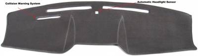 (image for) 2005-09 FRONT DASH CARE COVER - CARPETED BLACK