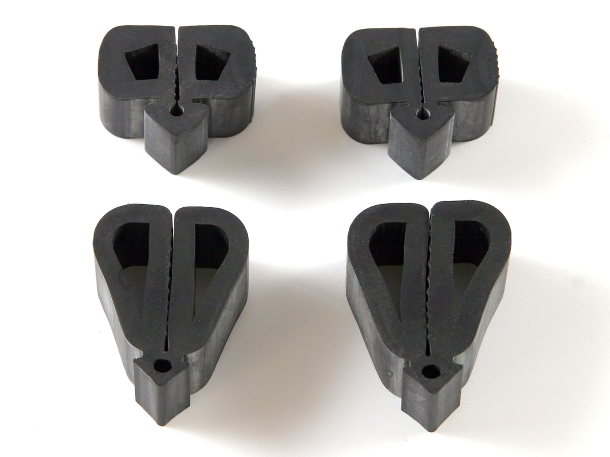 67-68 FENDER TO HOOD BUMPERS- 4PC (image for) 67-68 FENDER TO HOOD BUMPERS- 4PC