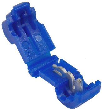 (image for) 18-14 AWG (BLUE) ELECTRICAL WIRING 0.250" TAB SNAP T-TAP / SPLIC
