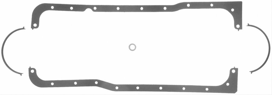 221/255/260/289/302 RUBBER COATED FIBER OIL PAN GASKET SET
