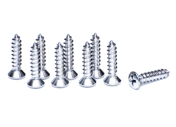 (image for) 67-68 DOOR SILL PLATE SCREW HARDWARE - 9 PCS ONE SIDE