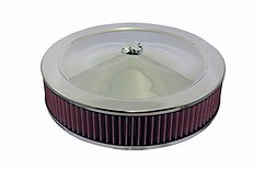 (image for) 14" X 3" ROUND ALUMINUM AIR CLEANER