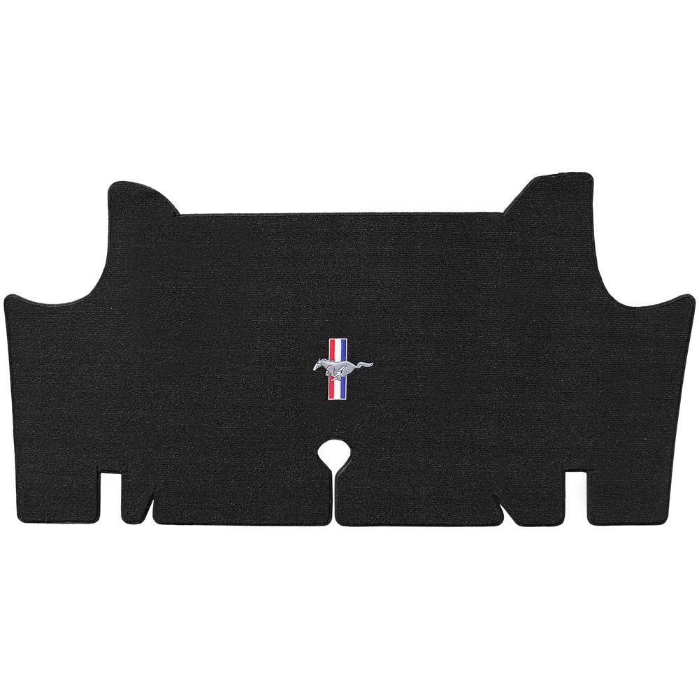 (image for) 64-70 COUPE CLASSIC LOOP TRUNK MAT - W/PONY AND BAR EMBLEM