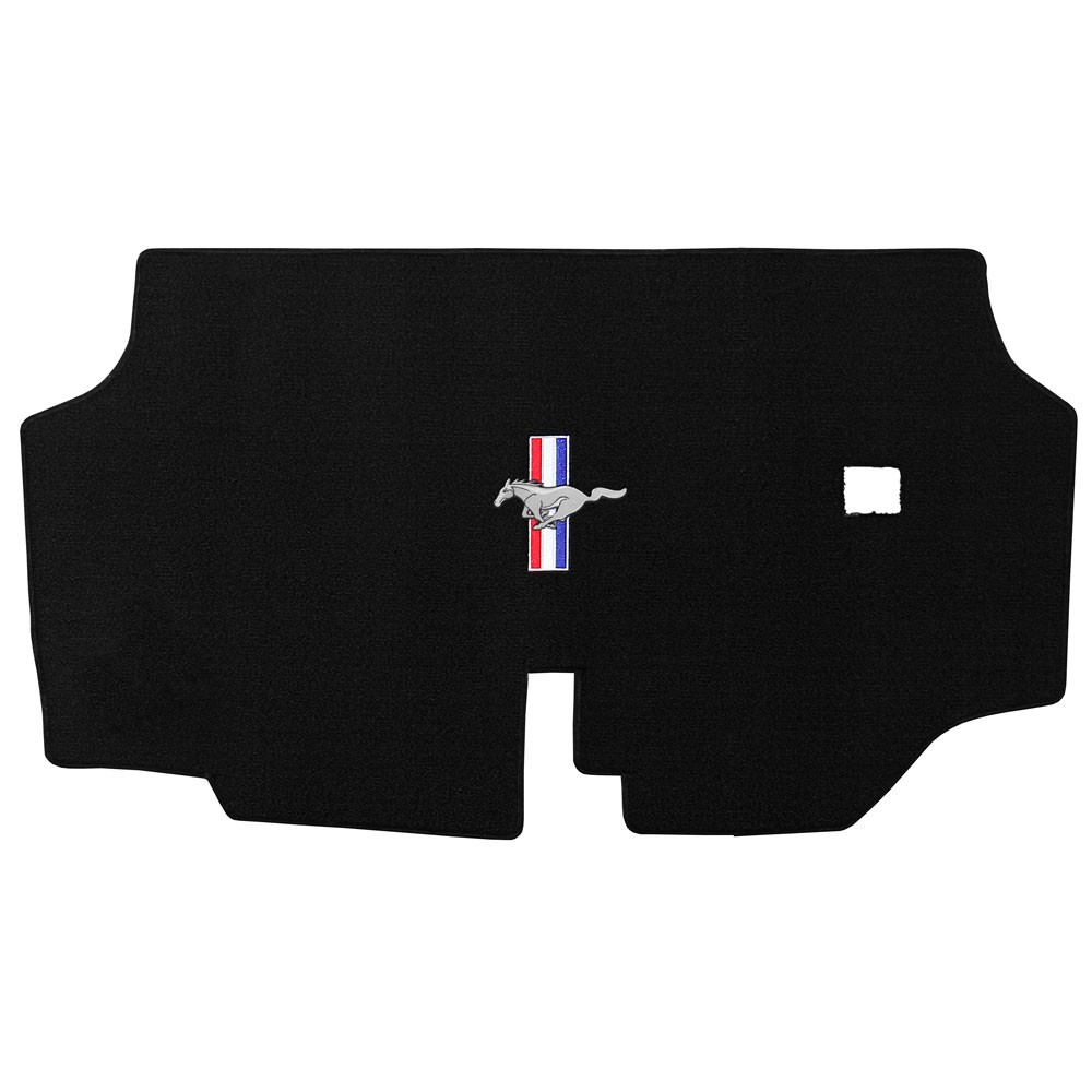 (image for) 69-70 FASTBACK CLASSIC LOOP TRUNK MAT - W/PONY AND BAR EMBLEM
