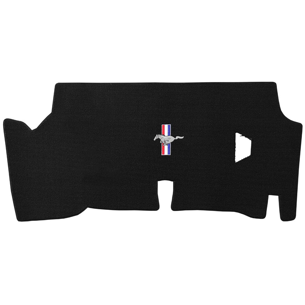 (image for) 67-68 FASTBACK CLASSIC LOOP TRUNK MAT - W/PONY AND BAR EMBLEM