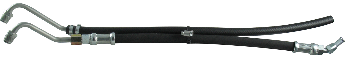 65-70 V8 POWER STEERING HOSE KIT FOR GM PUMP TO MUSTANG BOX (image for) 65-70 V8 POWER STEERING HOSE KIT FOR GM PUMP TO MUSTANG BOX