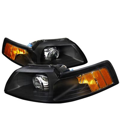(image for) 99-04 PROJECTOR HEADLIGHTS BLACK