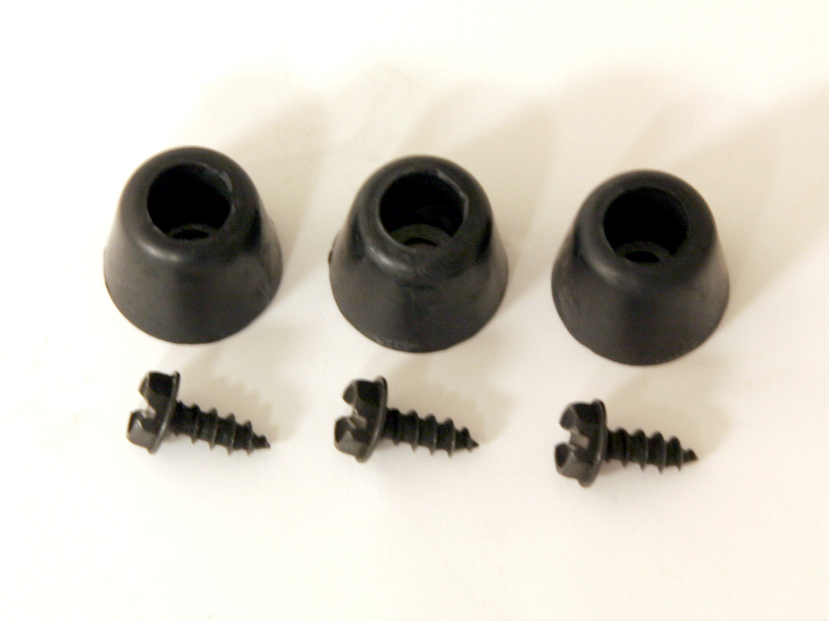 71-73 FIREWALL TO HOOD BUMPERS (3) (image for) 71-73 FIREWALL TO HOOD BUMPERS (3)