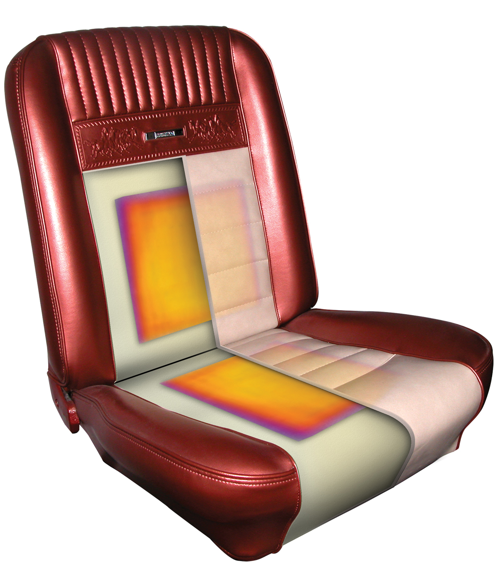 64-73 CARBON FIBER SEAT HEATER WARMER WITH HI/LOW SWITCH