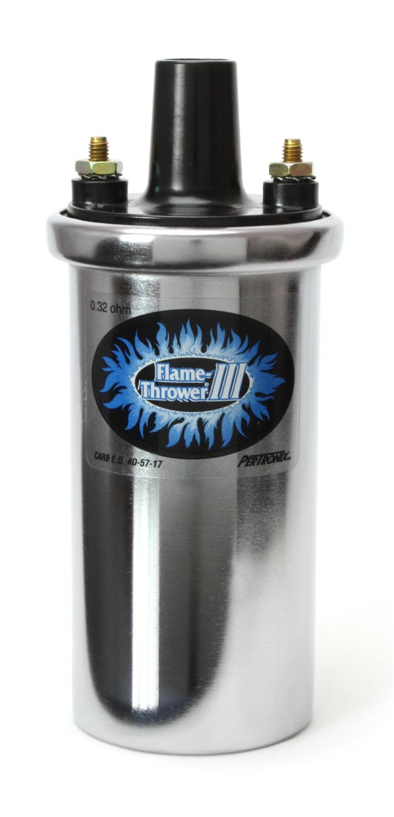 PERTRONIX FLAME-THROWER III COIL- OIL FILLED - CHROME