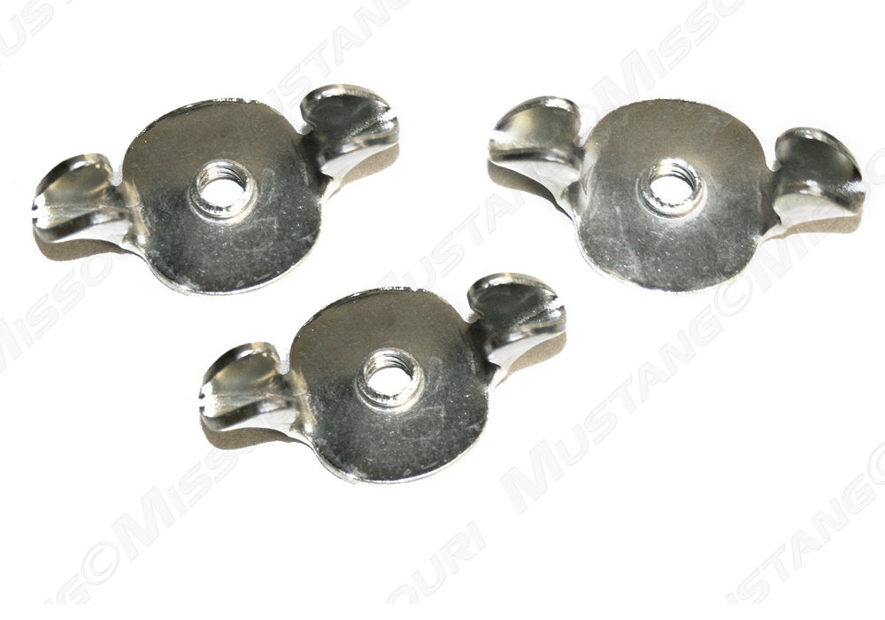 69-70 SHAKER AIR CLEANER WING NUTS - 3 PCS