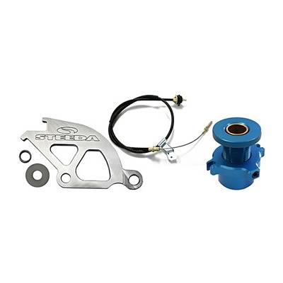 (image for) 96-04 STEEDA ADJUSTABLE CLUTCH CABLE WITH ALUMINUM QUADRANT KIT