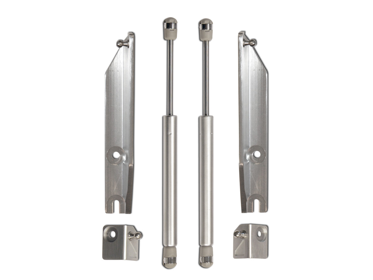 05-07 BILLET HOOD HINGE SET (image for) 05-07 BILLET HOOD HINGE SET