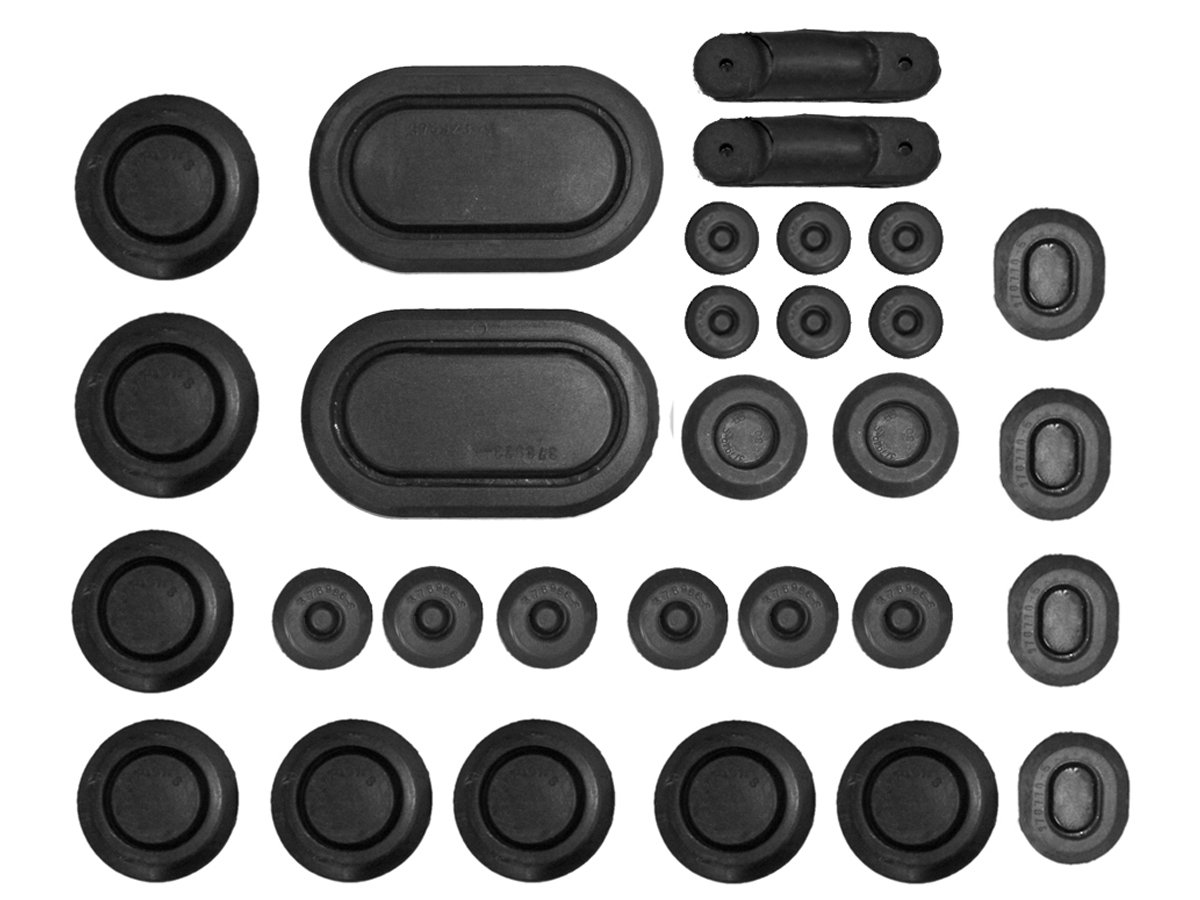 65-66 RUBBER PLUG KIT (image for) 65-66 RUBBER PLUG KIT