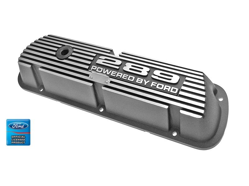 (image for) ALUMINUM VALVE COVERS- BLACK - 289 PBF