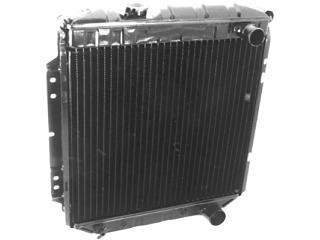 (image for) 65-66 3 ROW 144/170/200 COPPER/BRASS 17" RADIATOR