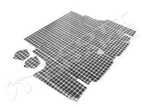 (image for) 65-66 COUPE/CONVERTIBLE REPLACEMENT TRUNK MAT - PLAID