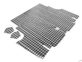 (image for) 67-68 REPLACEMENT TRUNK MAT CP/CV - PLAID