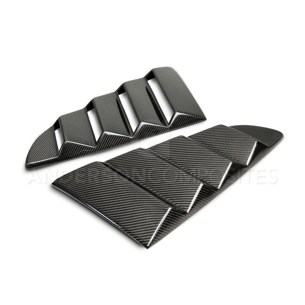 (image for) 2015-20 MUSTANG CARBON FIBER TYPE - VENTED SIDE WINDOW LOUVERS (
