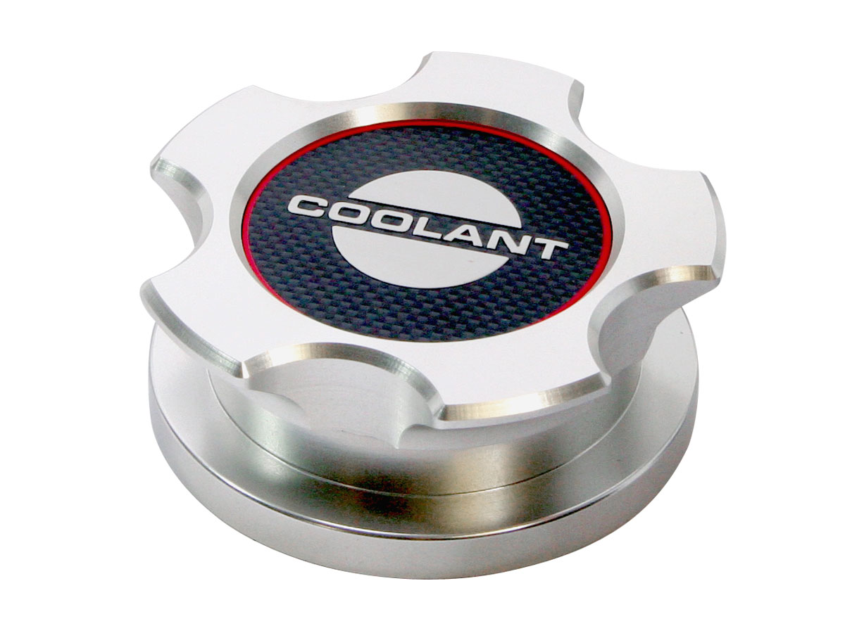 (image for) 2005-14 BILLET ALUMINUM COOLANT RESERVOIR CAP COVER - Click Image to Close