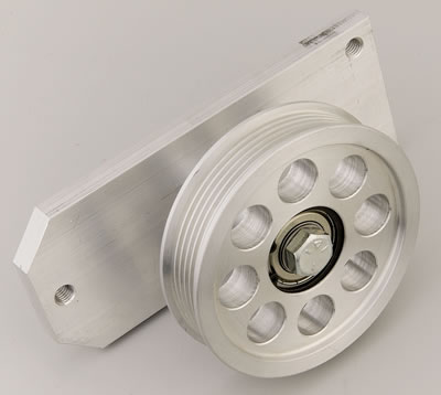 86-93 AC ELIMINATOR KIT - CAST ALUMINUM - 6 GROOVE PULLEY