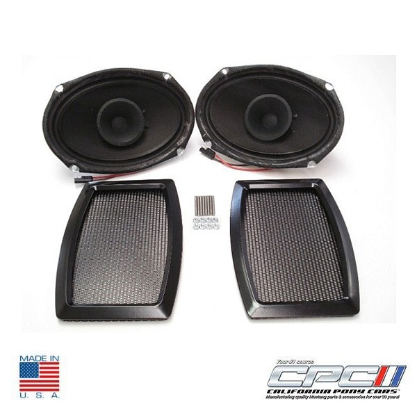 (image for) 65-71 6X9 REAR SPEAKER & GRILLE KIT