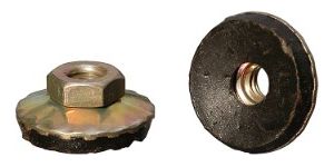 1/4-20 NUT & CONI WASHER WITH MASTIC (image for) 1/4-20 NUT & CONI WASHER WITH MASTIC