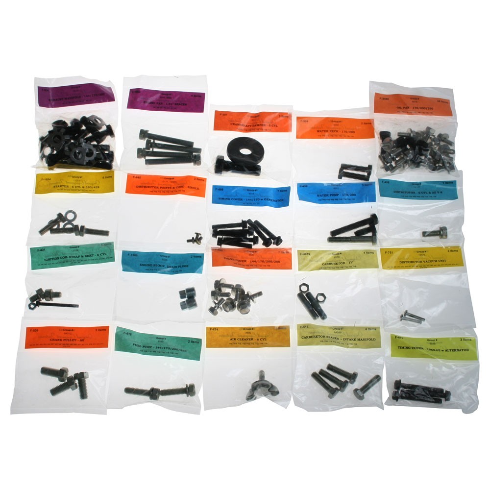 60-65 170/200 ENGINE FASTENER KIT